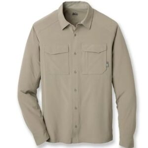 REI Men's Long Sleeve Button Up Outdoor Shirt Size XXL